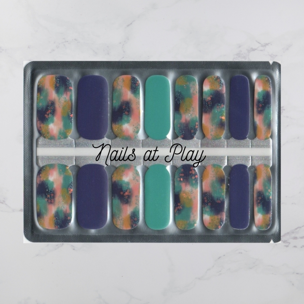 5 For $15 Nail Wraps- Turquoise Play